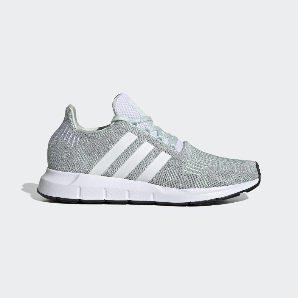 Adidas Women's Swift Run Originals Shoes Grey Green/White/Grey Ireland EF5444